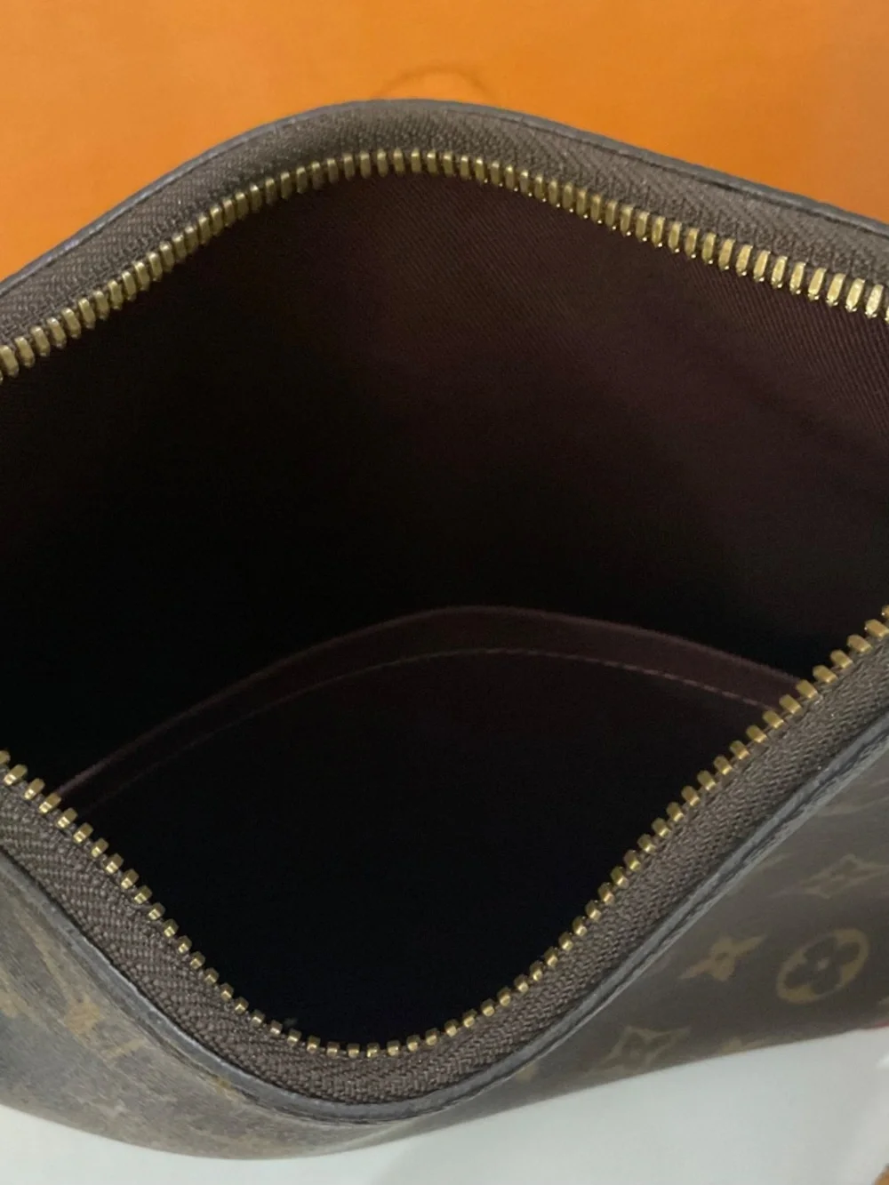 LOUIS VUITTON Shouder Bag Brown Leather M45354.